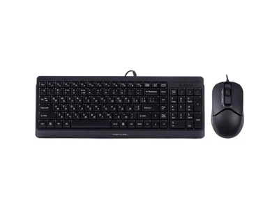 Комплект (клавіатура + миша) A4Tech Fstyler F1512 Black