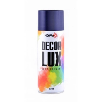 Фарба-спрей NOWAX акрилова DECOR LUX 5010 синя темна 450мл (699392)