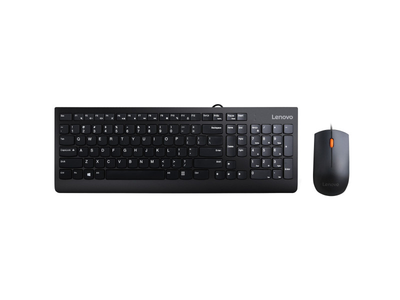 Комплект (клавіатура + миша) Lenovo 300 USB Combo UKR 300 USB Combo UKR (GX31D64833)