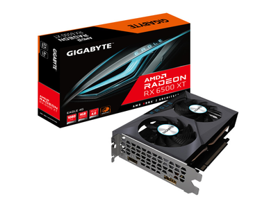 Відеокарта Gigabyte Radeon RX 6500 XT EAGLE 4G (GV-R65XTEAGLE-4GD)