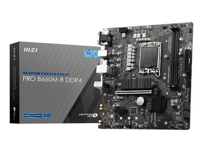 Материнська плата MSI PRO B660M-B DDR4 – фото, отзывы