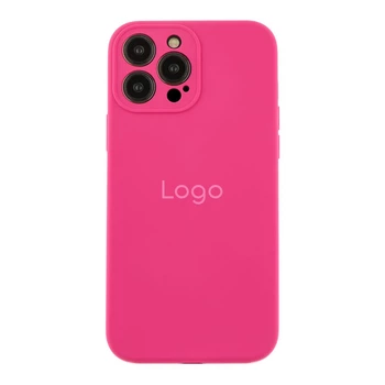 Чохол Silicone Case Full Size with Frame для iPhone 12 Pro Max Колір 48.Dragonfruit