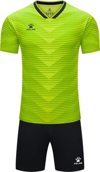 Комплект футбольной формы Kelme RONDA салатово-черный M 8451ZB1247.9702