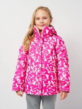Підліткова зимова куртка для дівчинки Columbia Bugaboo III Printed Fleece Interchange 2105251-695 164-170 см Рожева (990054825905_195981410358)