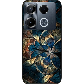Силиконовый чехол SMTT для Infinix Note 40 Pro (Х6850) с картинкой Узор