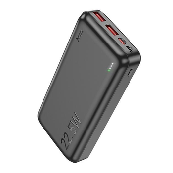 УМБ портативний зарядний пристрій швидкого заряджання QC3 22.5 W Power Bank Hoco J101A 20000 mAh PD 20W повербанк чорний
