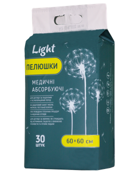 Одноразовые пеленки Light 60x60 см, 30 шт
