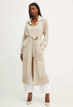 Кардиган трикотажний, подовжений Armani Exchange L бежевий 6DYE1Ca