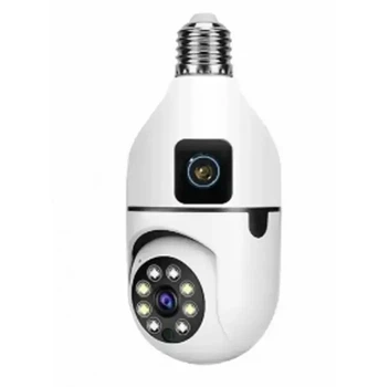 Камера видеонаблюдения Sq02 9531 E27 панорамная IP WiFi в виде лампочки 2 МП White