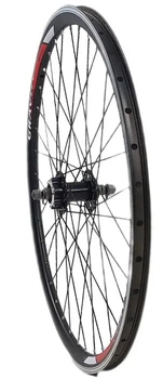 Колесо велосипедное переднее 26" обод двойной Gravity, Shunfeng SF-HB25F Disk, 14Gх36Н