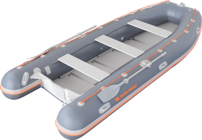 Надувний човен Kolibri КМ-400DSL (сірий)