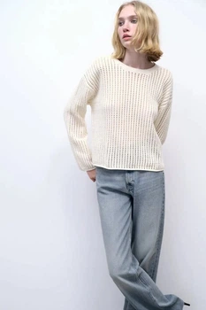 Cветр з перфорацією Zara 7901/318 L