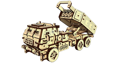 3D Пазл Из Дерева Механический Pazly Хаймарс Himars 308 деталей