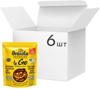 Упаковка гранолы Good morning Granola to Go c курагой 6 шт х 140 г (64820192180094)