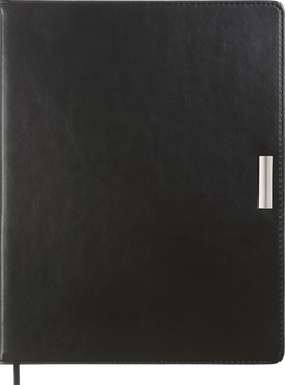 Еженедельник датированный 2025 (A4, 136стр, линия, черный) Buromax Salerno BM.2781-01