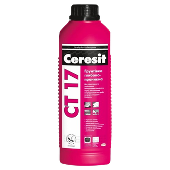 Грунтовка Ceresit CT 17 глибокопроникаюча, 2 л