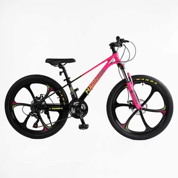 Велосипед Спортивний 24 дюймів Corso MAGNUM MN-759 обладнання Shimano магнієва рама 11 дюймів 21 швидкість. Multicolor (163803)