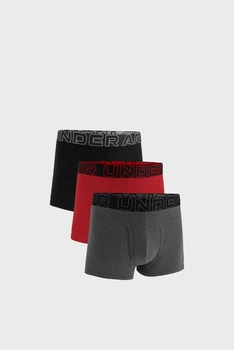 Трусы-боксерки мужские Under Armour Ua Performance Cotton - Solid 3 3Pk M 1383891-025