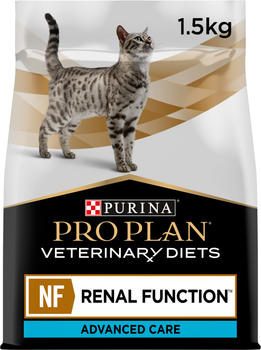 Сухий дієтичний корм для дорослих кішок Purina PRO PLAN VETERINARY DIETS NF Renal Function Advanced Care для підтримки функції нирок 1.5 кг (7613287886347/ 7613287886279)