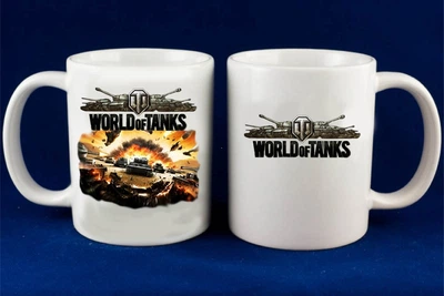 Чашка белая World of tanks (z1286)