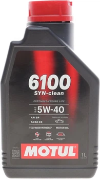 Моторное масло Motul 6100 Syn-clean 5W-40 1 л (113114) (854311)