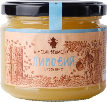 Мед липовый Медик Ведмедик 400 г (0.4 кг) (4820195680414)