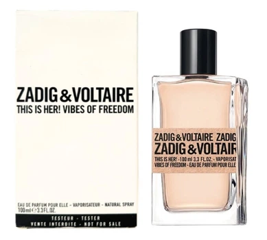 Тестер Парфюмированная вода для женщин Zadig & Voltaire This Is Her! Vibes Of Freedom 100 мл