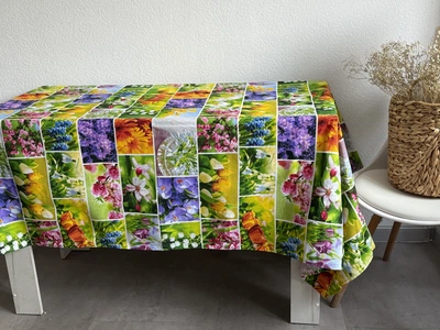Скатерть Ecotton 11550/1 Первоцветы Рогожка 150x200 см (24620_000)