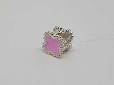 Серебряная подвеска-шарм. 903-00940 розовый