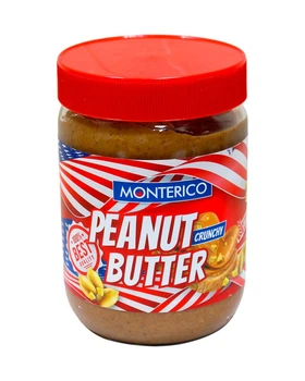 Арахисовая паста хрустящая Monterico Peanut Butter Crunchy, 500 г