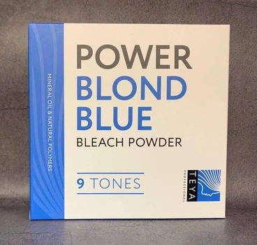 Пудра TEYA BLOND BLUE освітлююча блакитна 9 тонів 500 гр