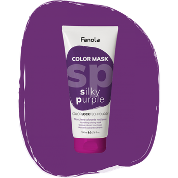 Маска тонуюча Fanola Color Mask Silky Purple для живлення та зволоження Шовковий Фіолет 200 мл