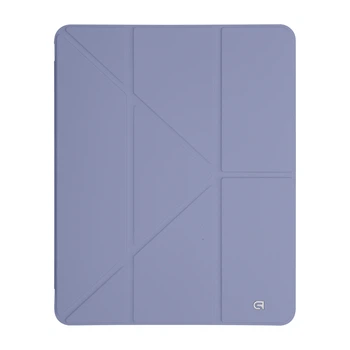 Чехол-книжка для планшета Apple iPad Pro 13 (2024)/Pro 13 (2025) M5, Y-Type PEN, Фиолетовый, магнитный, с держателем для стилуса, противоударный, обложка с функцией подставки, экокожа + ТПУ, функция автоматического пробуждения/сна