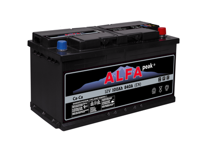 Акумулятор ALFA 100Ah 840A (- +)