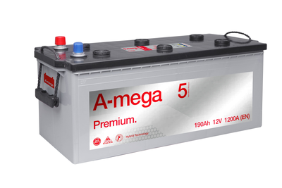 Акумулятор A-mega Premium 190Ah 1200A