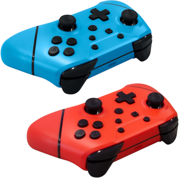 Комплект з 2 бездротовими контролерами HYPERKIN Nintendo Switch 2 in 1 Pack Black, Red (0810007713168)