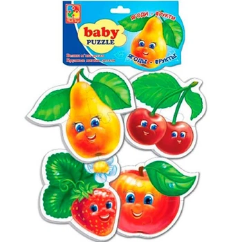 М'які пазли Vladi Toys "Фрукти" VT1106-77