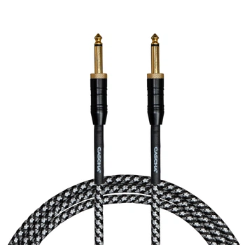 Кабель інструментальний Cascha CCP-G2SBK3 (Professional Line Guitar Cable, Tweed Black, 3 м)