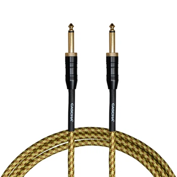 Кабель інструментальний Cascha CCP-G2STW6 (Professional Line Guitar Cable, Tweed Natural, 6 м)