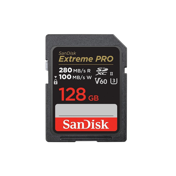 Карта памяти SanDisk 128GB SD class 10 Extreme PRO (SDSDXEP-128G-GN4IN)