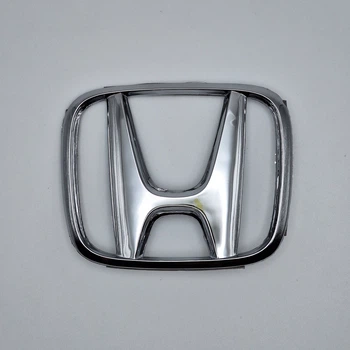 Емблема логотип Honda 80х65 мм, (хром)