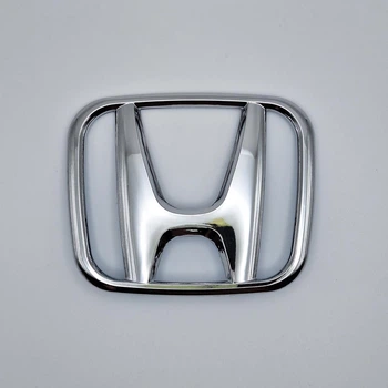 Эмблема логотип Honda 98х80 мм, (хром) 75700-SMT-E00