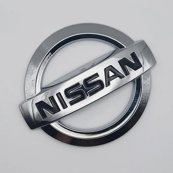 Эмблема логотип Nissan (хром) 100*85 мм