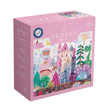 Пазлы детские Interdruk Kids Castle "Принцесса и ее рыцарь" 48х33 см 250 шт + наклейки (368942)