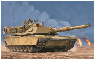 Сборная модель 1/16 основной боевой танк США M1A2 SEP Trumpeter 00927