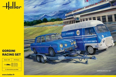 Сборные модели 1/24 набор для гонки Gordini Racing Set Heller 50328