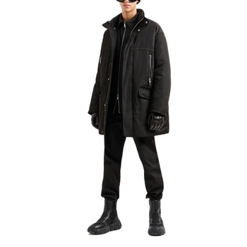 Куртка удлиненная с карманами Armani Exchange 2XL черный XM000034