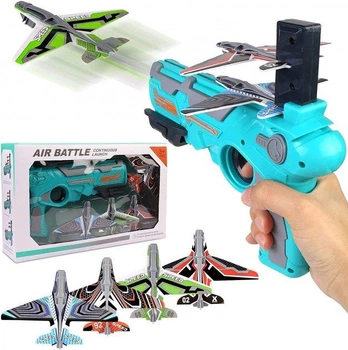 Катапульта для детей Air Battle с летающими самолетами, пружинный механизм
