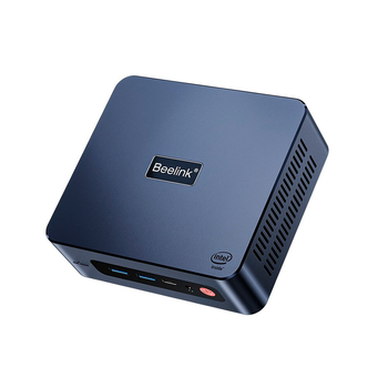 Мини ПК Beelink U59 / Intel Celeron N5105 / RAM 16GB / SSD 500GB / Intel UHD Graphics / 2 x HDMI / LAN / Wi-Fi 5 / Bluetooth 4.0 / Windows 11 / Синий (102126556) - Уценка