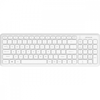Бездротова клавіатура Proove Classic Code (Ukraine Layout) white